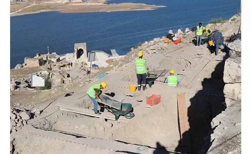 Hasankeyf'te 1600 Yıllık Roma Dönemi Askeri Yapı Kalıntıları Bulundu