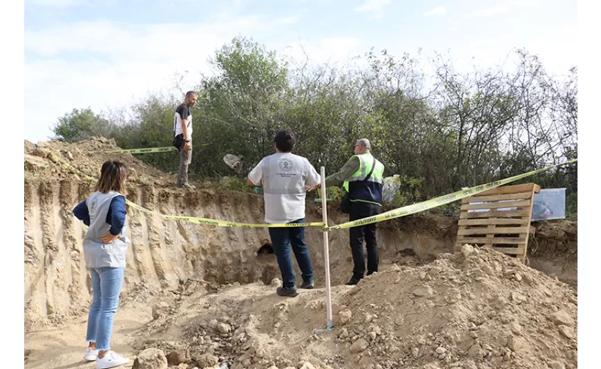 Yalova'da Roma dönemi küp mezar bulundu