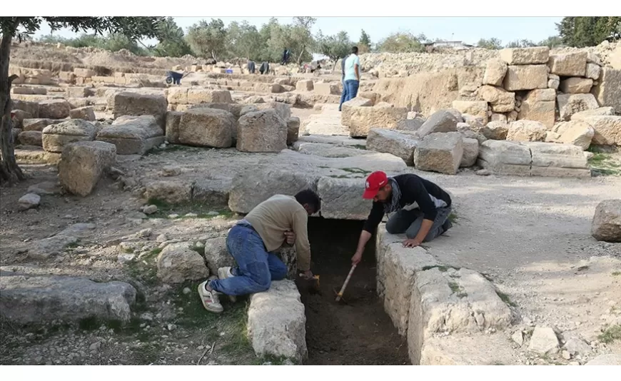 Dara Antik Kenti'nde 1500 yıllık içme suyu kanalı bulundu