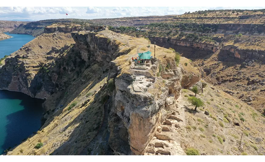 Eğil Kalesi'ndeki kazıda saray kalıntıları ortaya çıkarılacak