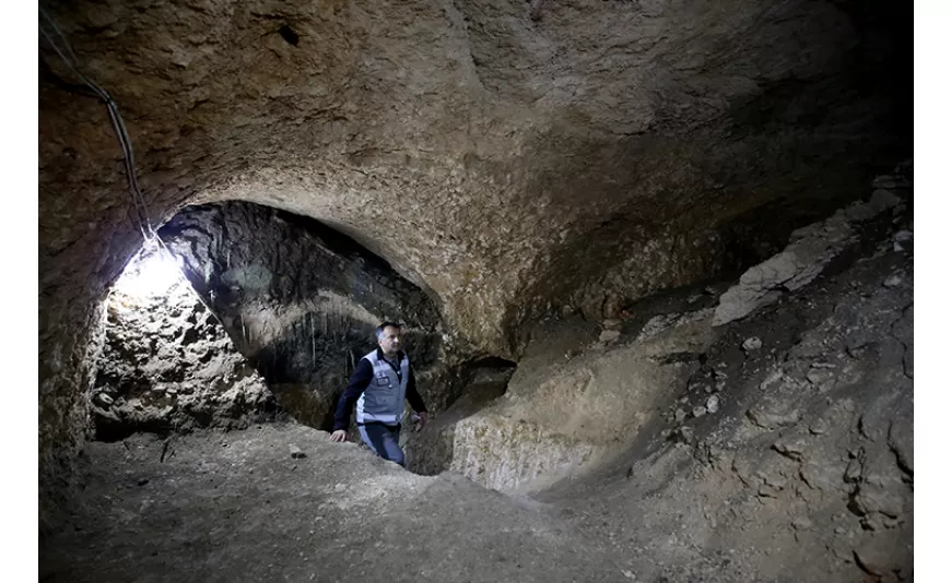 Sarayini'ne tünellerle bağlı yeni bir yer altı şehri keşfedildi