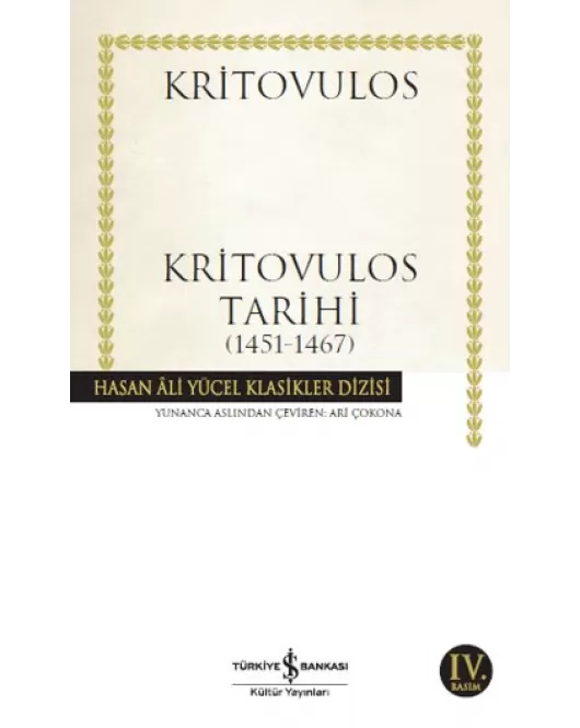 Kritovulos Tarihi (1451-1467)